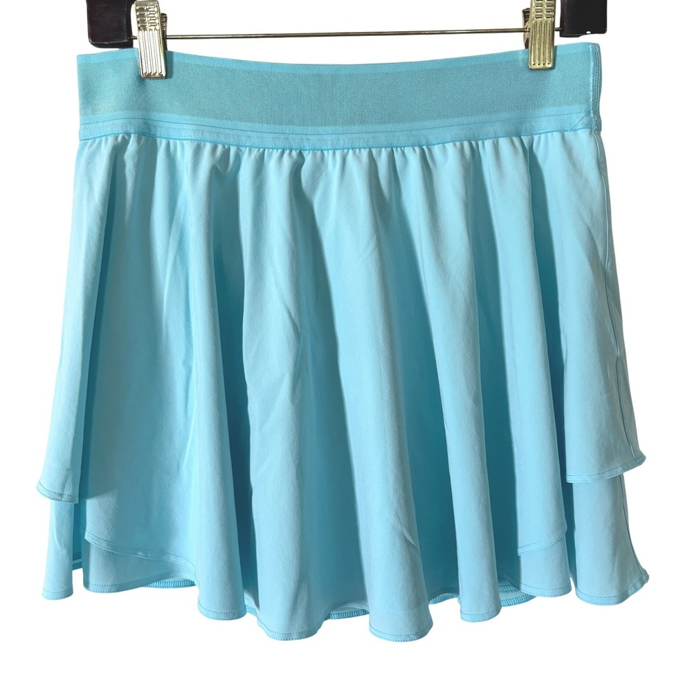 Lululemon Skort Women 8 Blue Court Rival High Rise Skirt Tennis Golf Pickleball